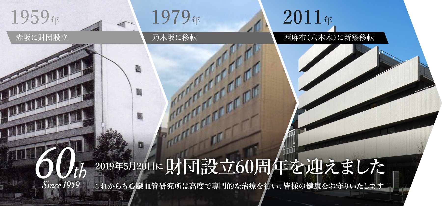 60th 2019年5月20日に財団設立60周年を迎えました